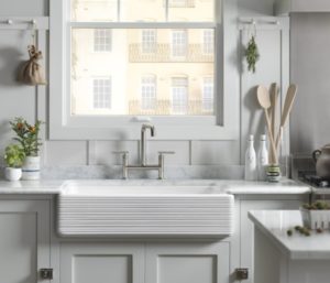 Kohler apron front sink in kitchen | Weinstein Collegeville