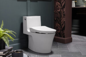 Kohler PureWash E930 toilet in bathroom | Kohler bidet toilet seats