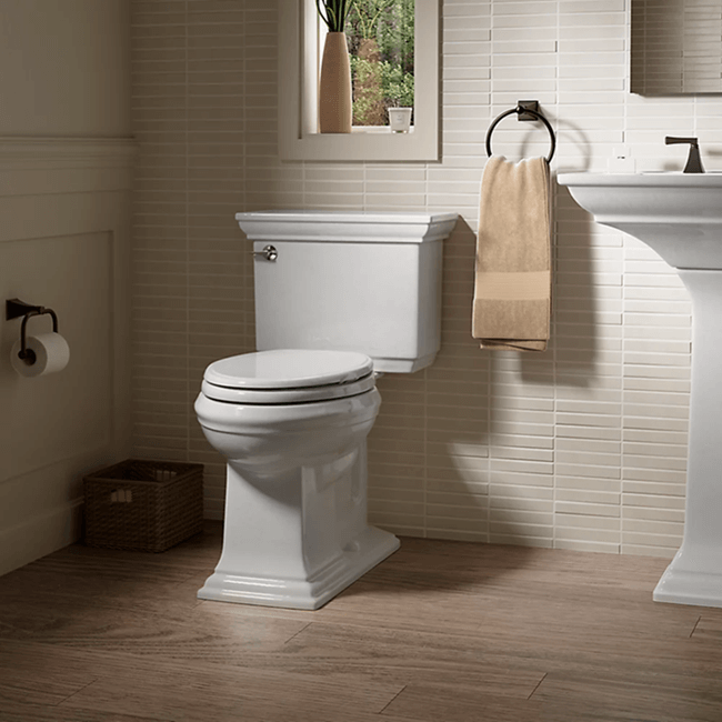 Kohler Memoirs Stately toilet in bathroom | Kohler Toilets Near Norristown | Weinstein Collegeville