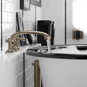 deck mount bath faucets