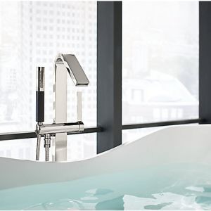 floor mount bath faucets