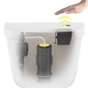 touchless flush toilets