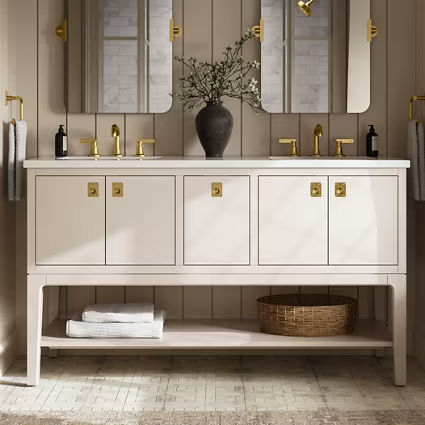Kohler double-sink bathroom vanity