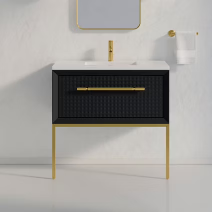 Kohler single sink bathroom vanity